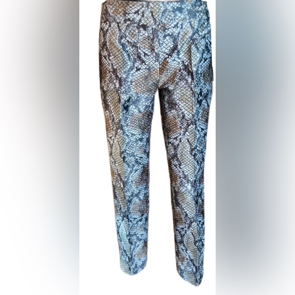 ESCADA Silk Snakeskin Print Pants Size 34 US4
